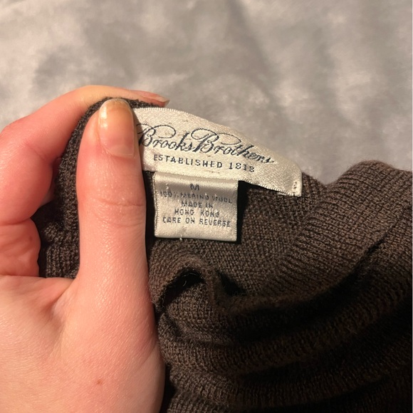 Brooks Brothers merino wool turtleneck - Picture 2 of 3